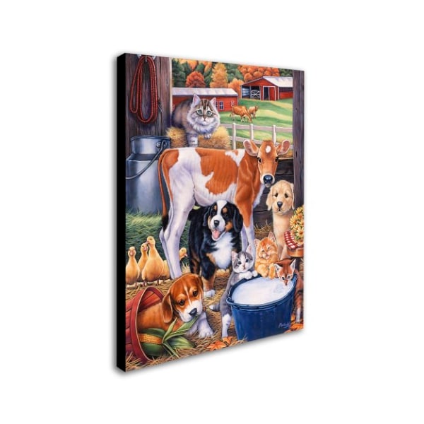 Jenny Newland 'Barn Pals' Canvas Art,14x19